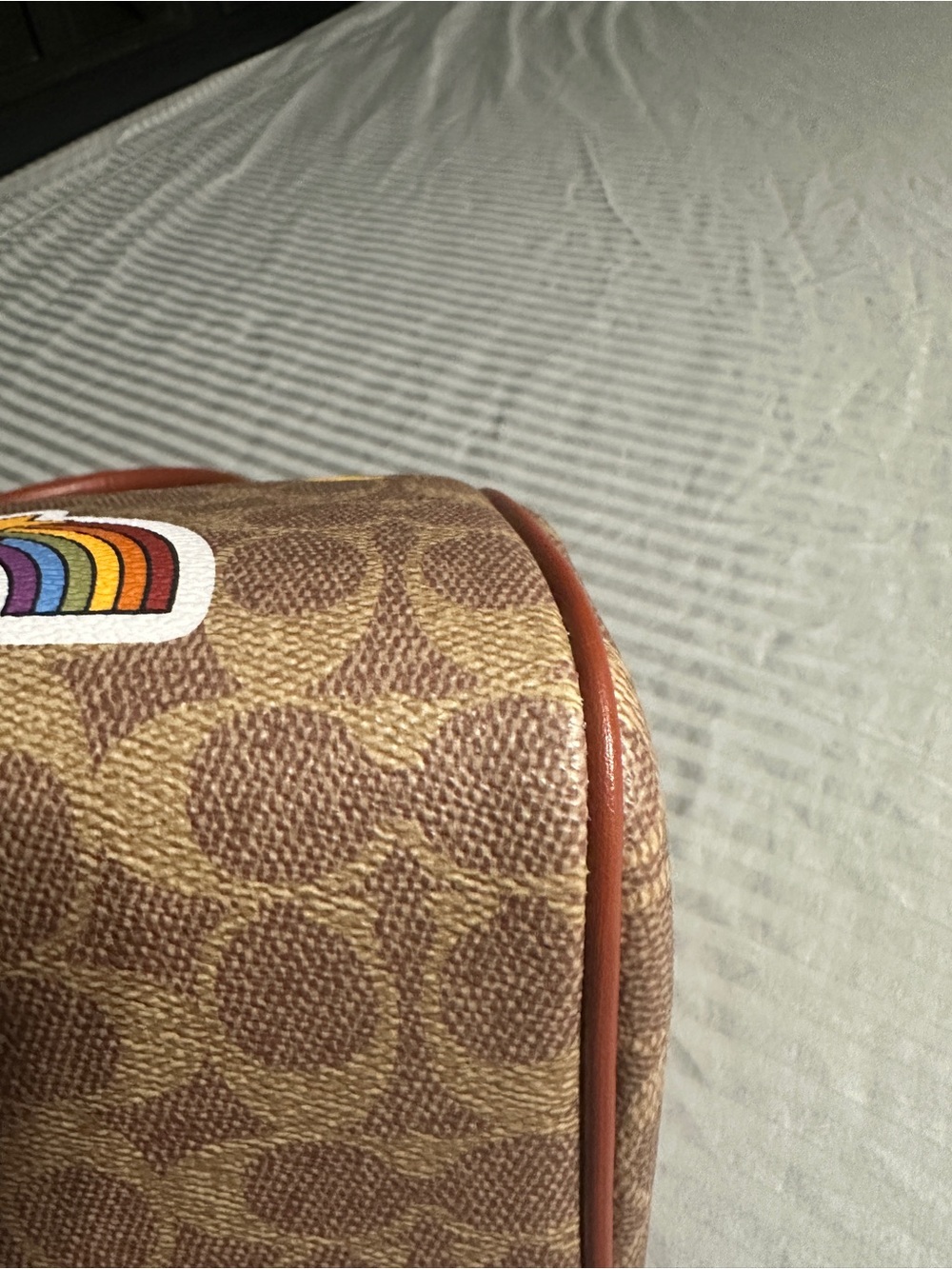 COACH Sticker Print Rowan & Matching Wrislet - Picture 7 of 15
